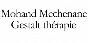 Logo noir de Mohand Mechenane, Gestalt praticien à Reims.